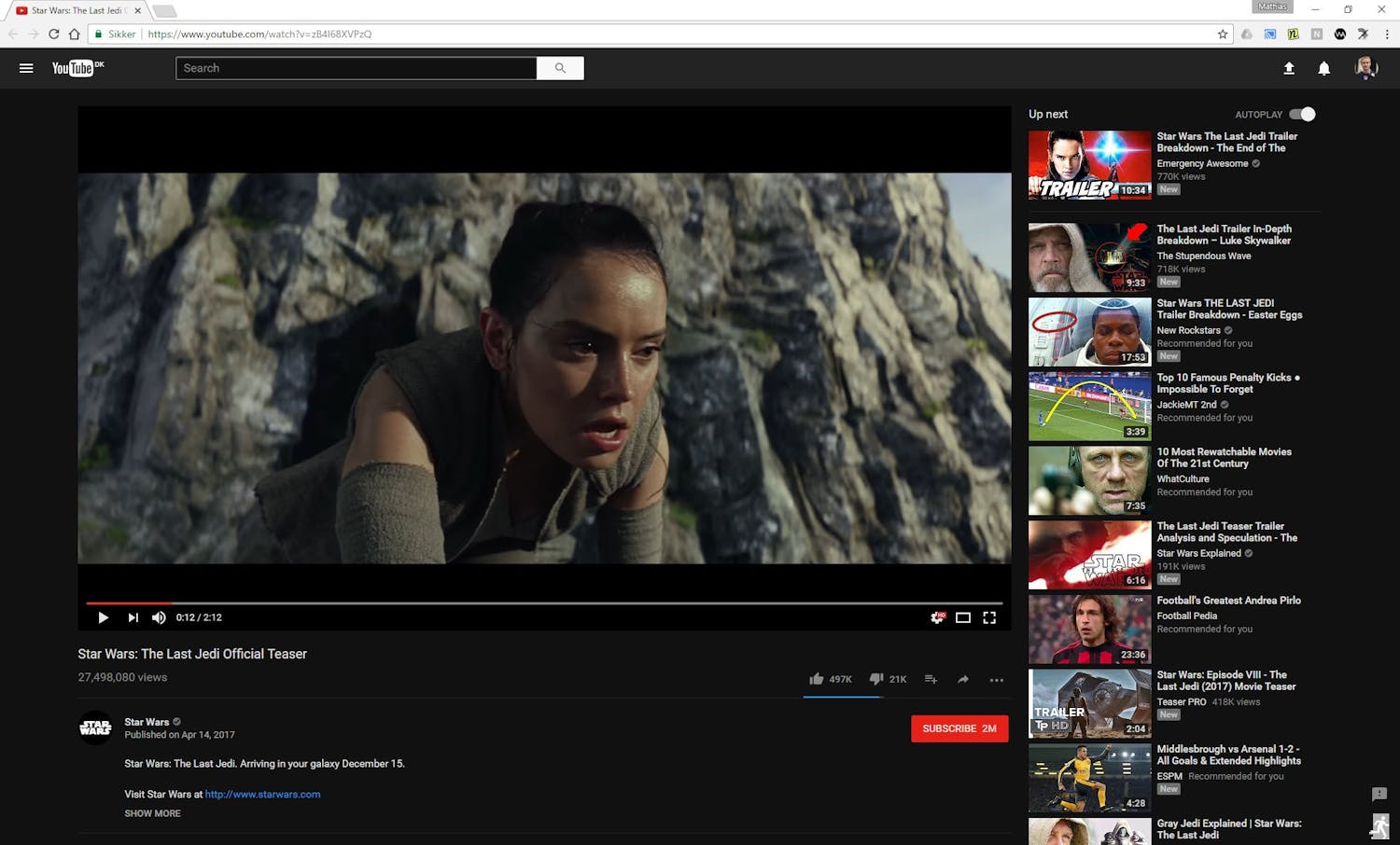 Nå kan du få mørk bakgrunn på YouTube